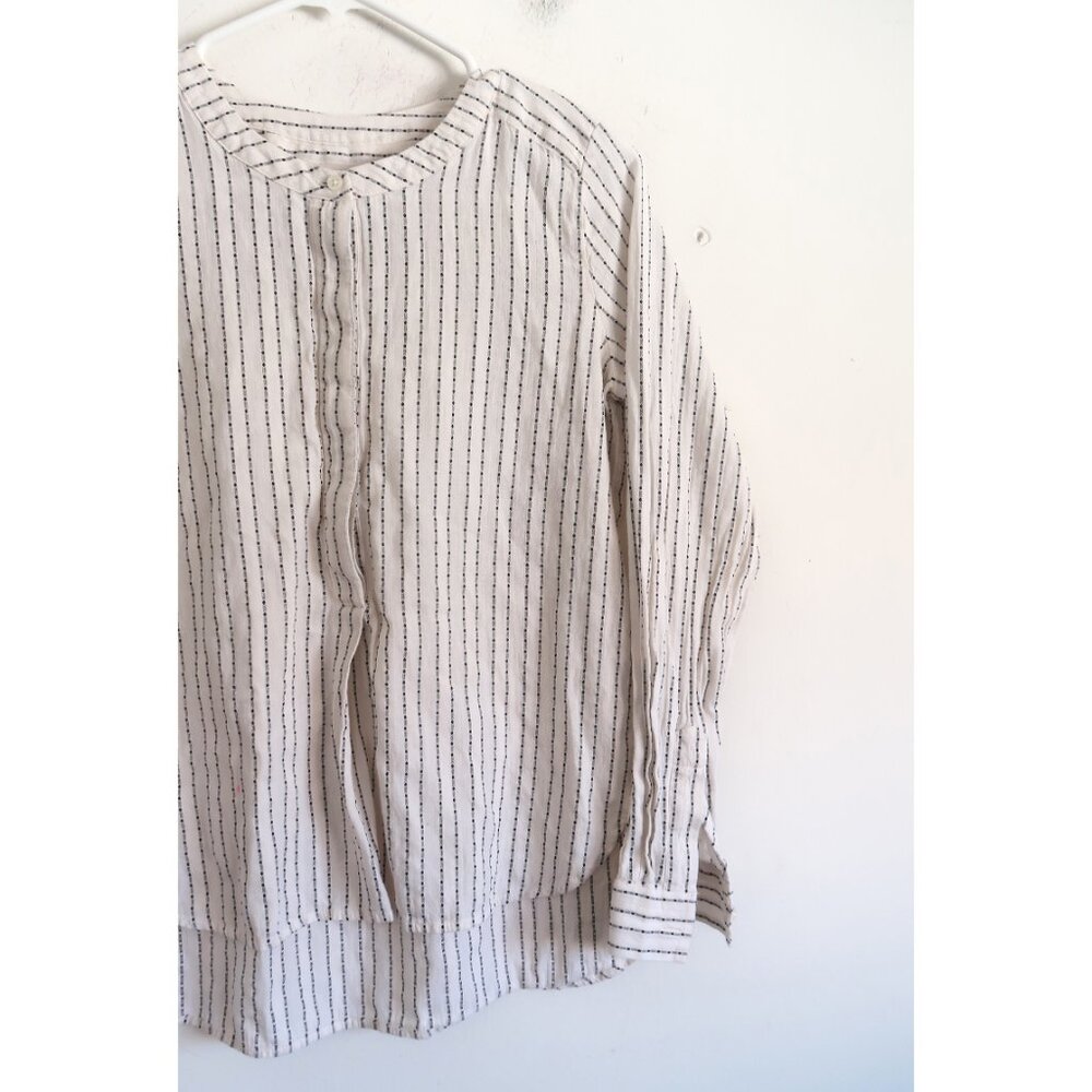 LOFT Striped Blouse - Size XS - Picture 2 of 8